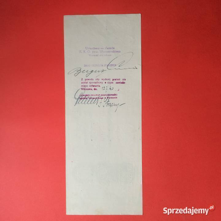 1972 Weksel Wystawiony W Husiatynie Szczecin