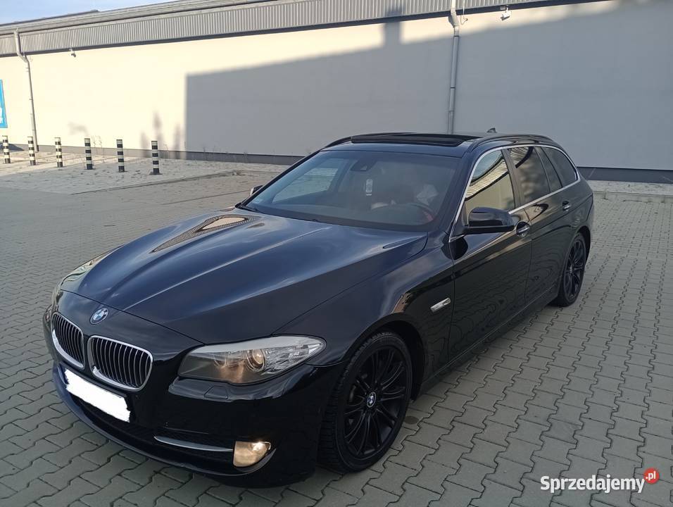 BMW 5 F11 30 Diesel Kombi Czarna Zadbana Manual Seria 5 Wilamowice