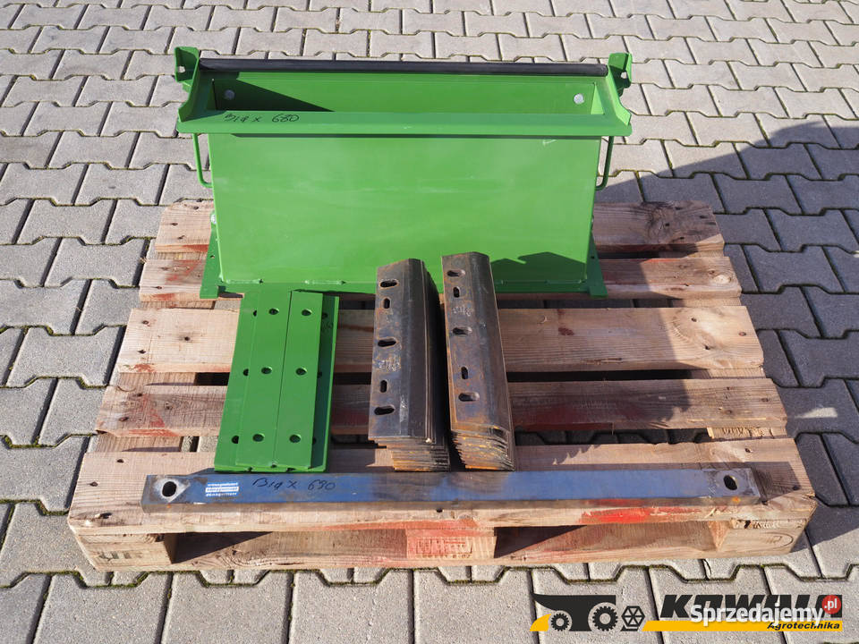 Krone Big X 680 pakiet części stalnica noże Stęszew