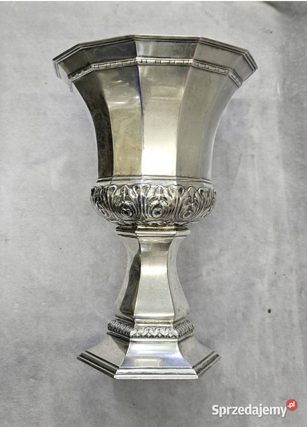 Puchar srebrny Szwecja Sztokholm WA Bolin 1917 Zgorzelec