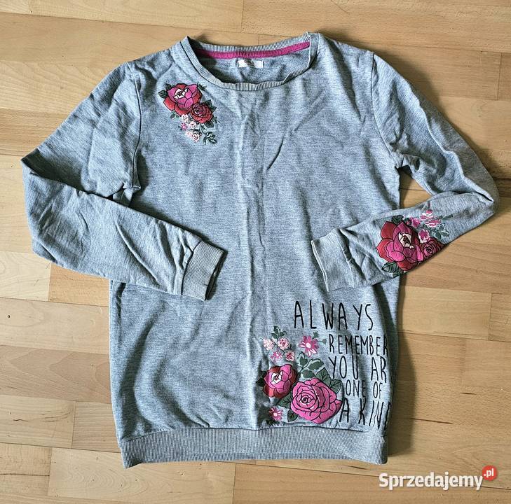 Bluza dziewczęca w róże Kraków sprzedam
