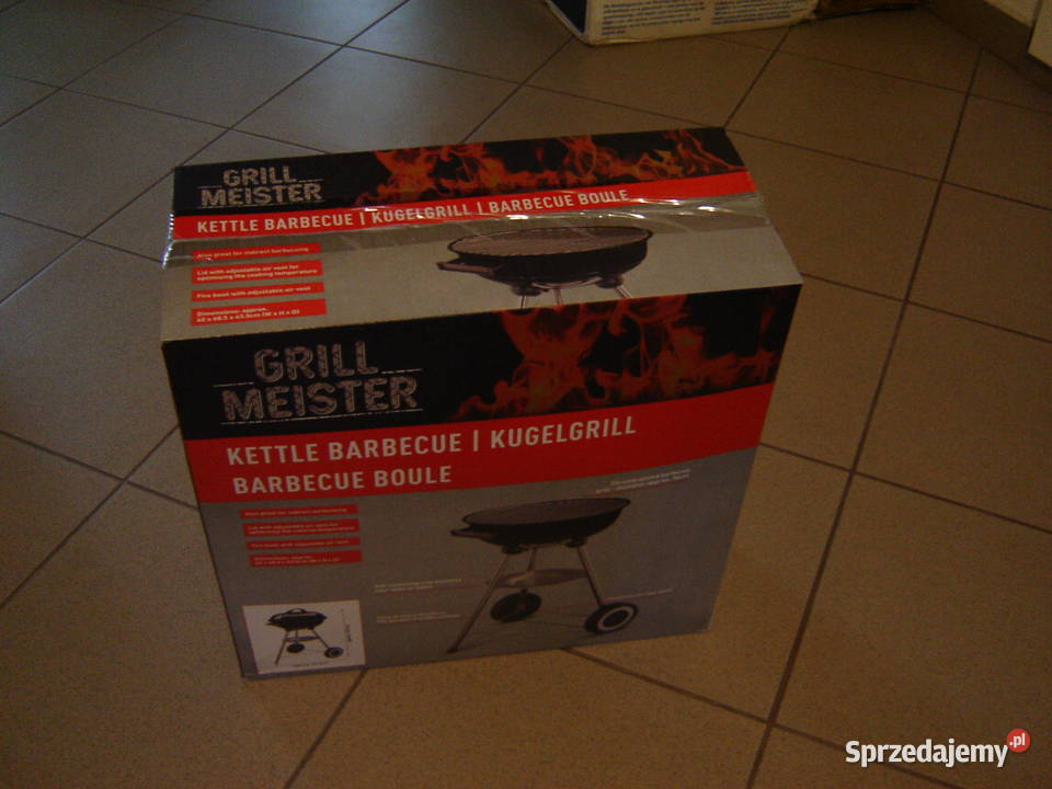 Grill węglowy kulisty okrągły o średnicy 34 z Florianów sprzedam
