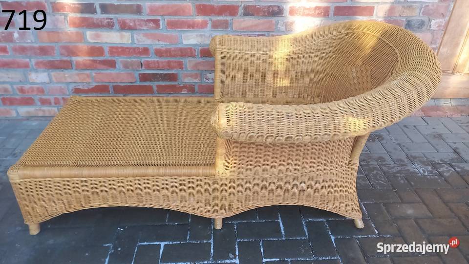 Leżanka wiklinowa rattanowa Szezlong Meble Gawroniec