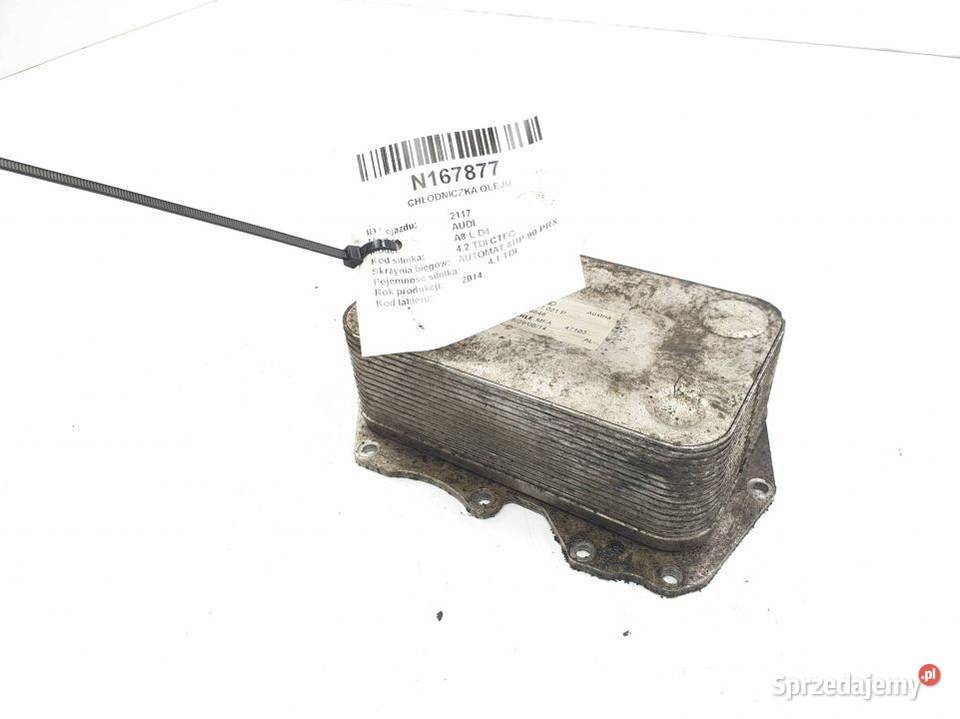 CHŁODNICZKA OLEJU AUDI A8 L D4 057117021P Lipno