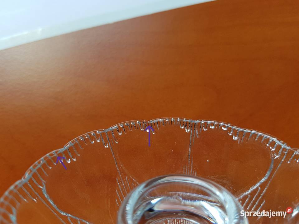 Świeczniki Kier Ząbkowice świecznik szkło PRL Dąbrowa Górnicza