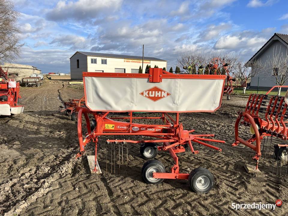 Zgrabiarka Kuhn Ga 3501 Gm stan Tandem nieuszkodzony Chwałkowo