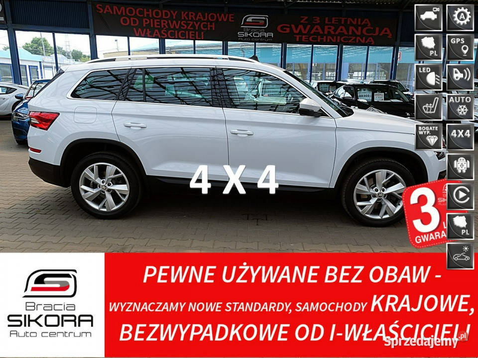 koda Kodiaq 4x4 DSG 190 ElDachLedACC STYLE światła przeciwmgielne Mysłowice sprzedam