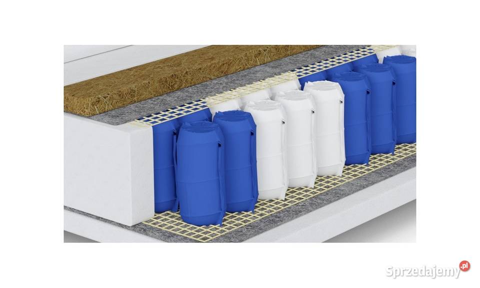 Materac kieszeniowy z kokosem PRODUCENT SZEROKI 16cm Kraków sprzedam