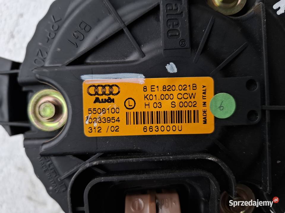Dmuchawa Wentylator Nawiewu Audi A4 B6 20 Pozostałe Wisznice