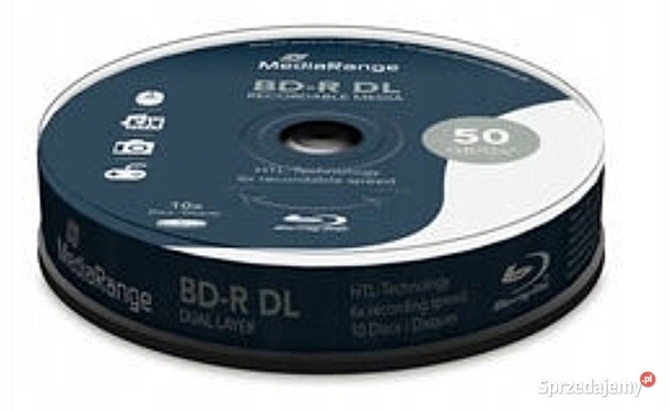 Płyta MediaRange BDR DL 50GB zapis 6x Puck
