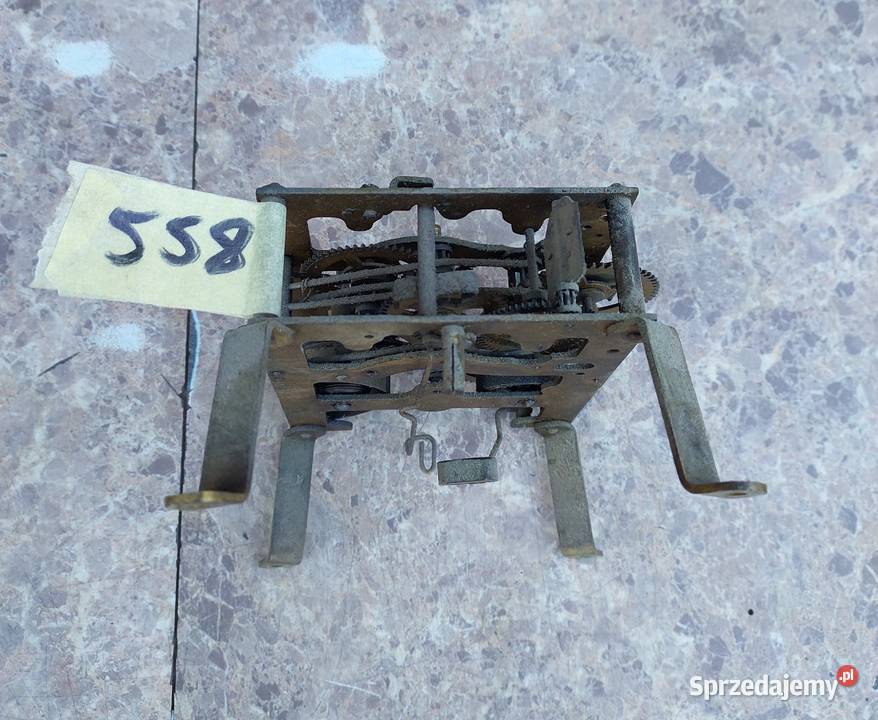 558 Mechanizm starego zegara miniatury Junghans Antyki Tczew