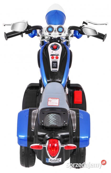 Motorek Chopper NightBike Niebieski auto na Łopuszno