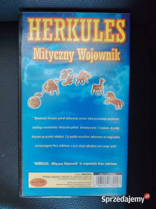 Kaseta VHS Herkules Mityczny wojownik