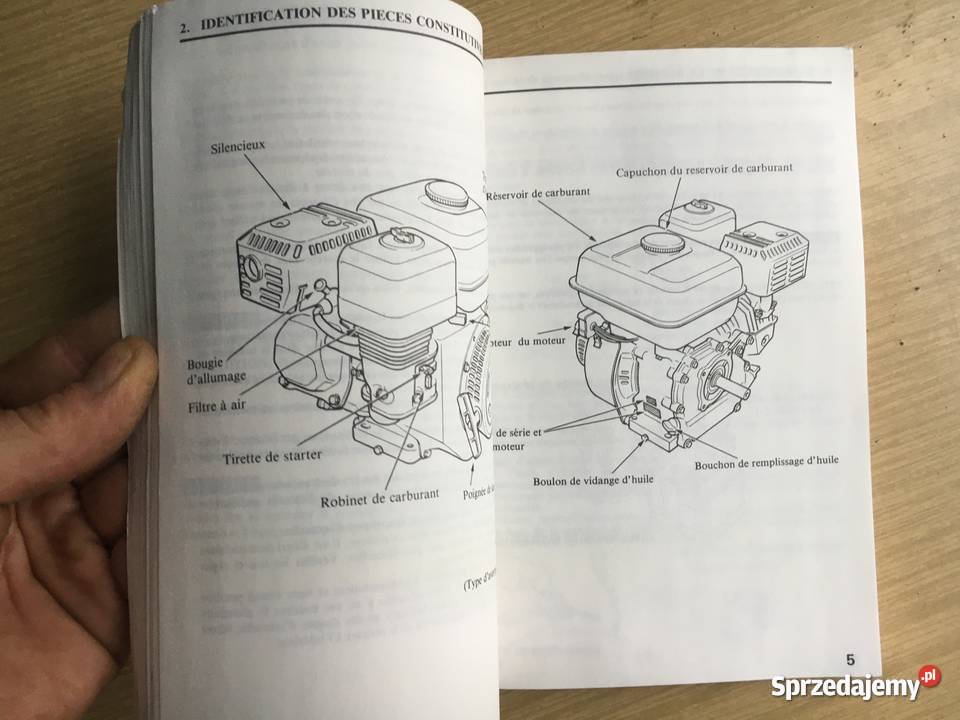Oryginalna Instrukcja Honda GX110 GX140 GX160 wielkopolskie Piła