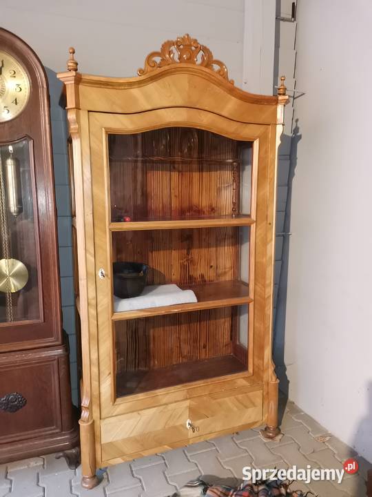 witryna serwantka biloteczka 19 wiek ludwikowska Szczurowa sprzedam