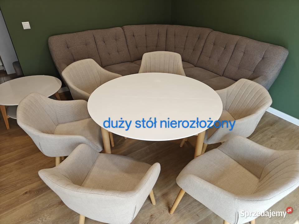 Komplet narożnik stolik stół 6 krzeseł Tychy sprzedam