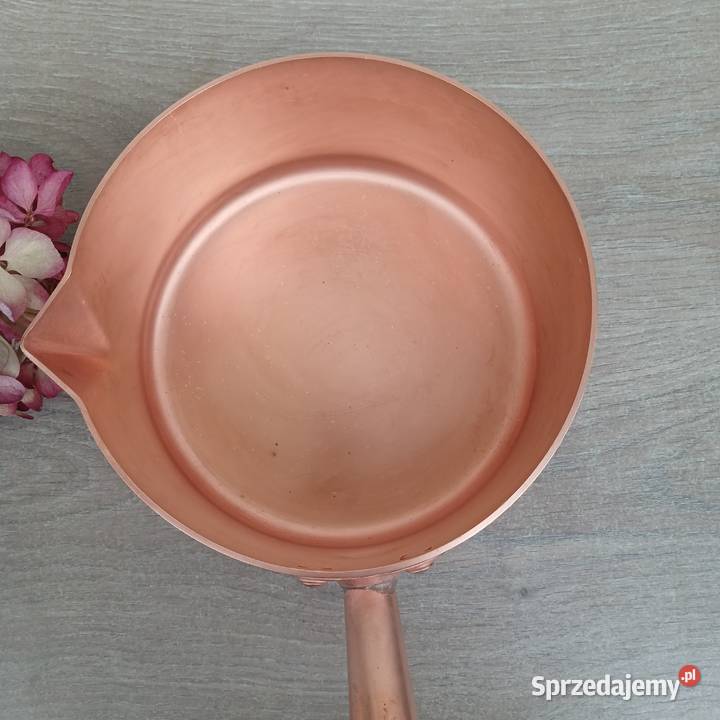 Profesjonalny miedziany garnek rondel poj 22 Warszawa