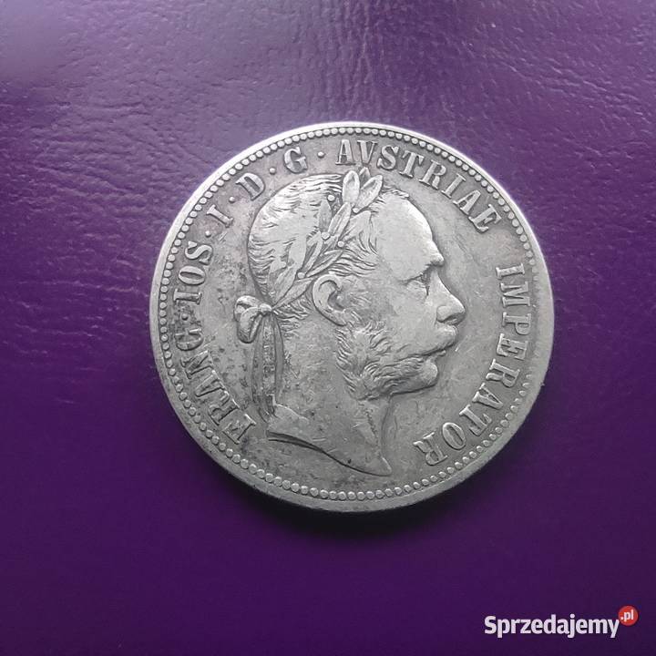 Moneta 1 FLOREN 1879 AUSTRIA Srebro Poszukiwana Pruszków