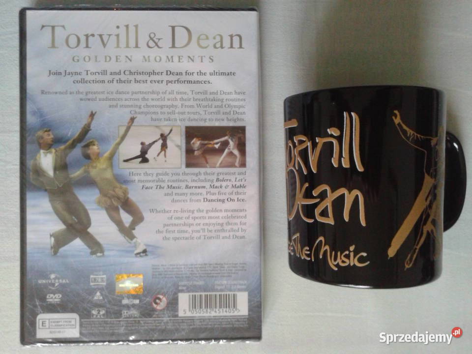 Torvill Dean GOLDEN MOMENTS 2006 dvd video kubek lubelskie Puławy