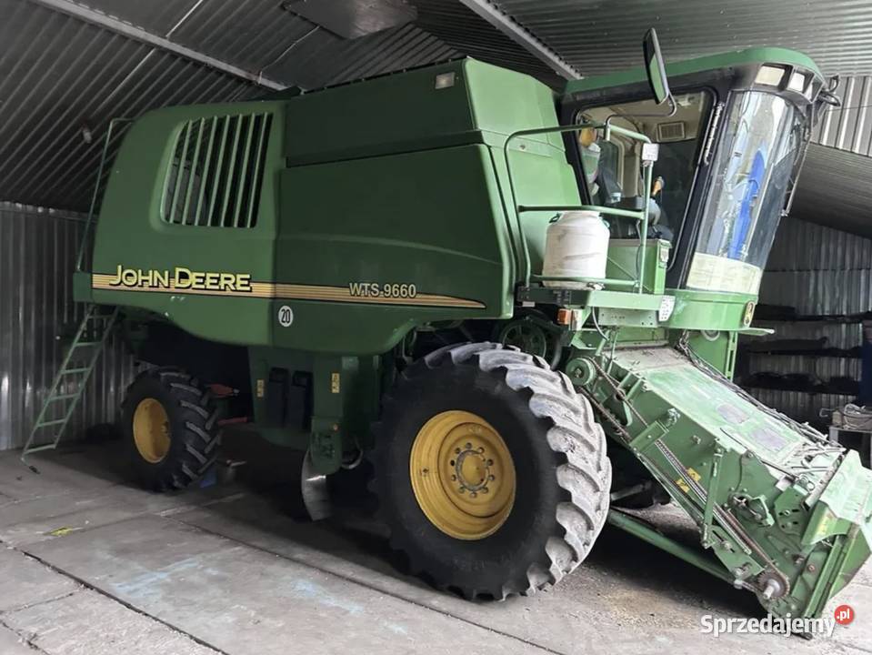 Kombajn zbożowy John Deere 9660 WTS z 2004 roku nieuszkodzony Lublin