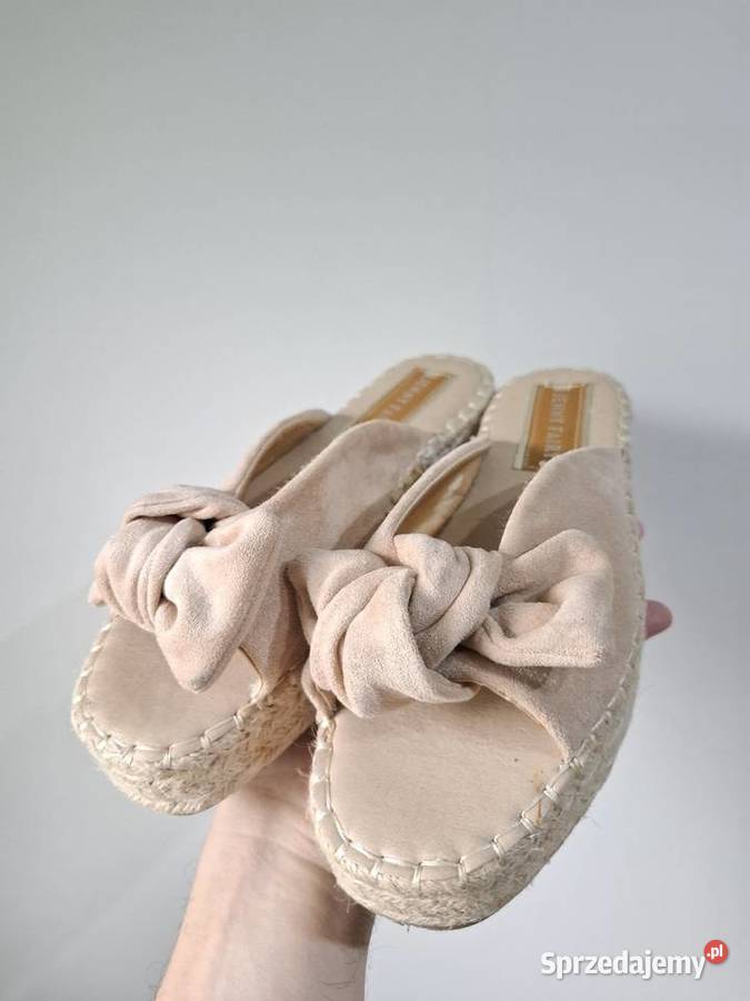 Jenny Fairy 38 damskie klapki koturny espadryle