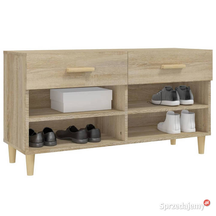 Szafka na buty dąb sonoma 102x35x55 WM812819 Warszawa