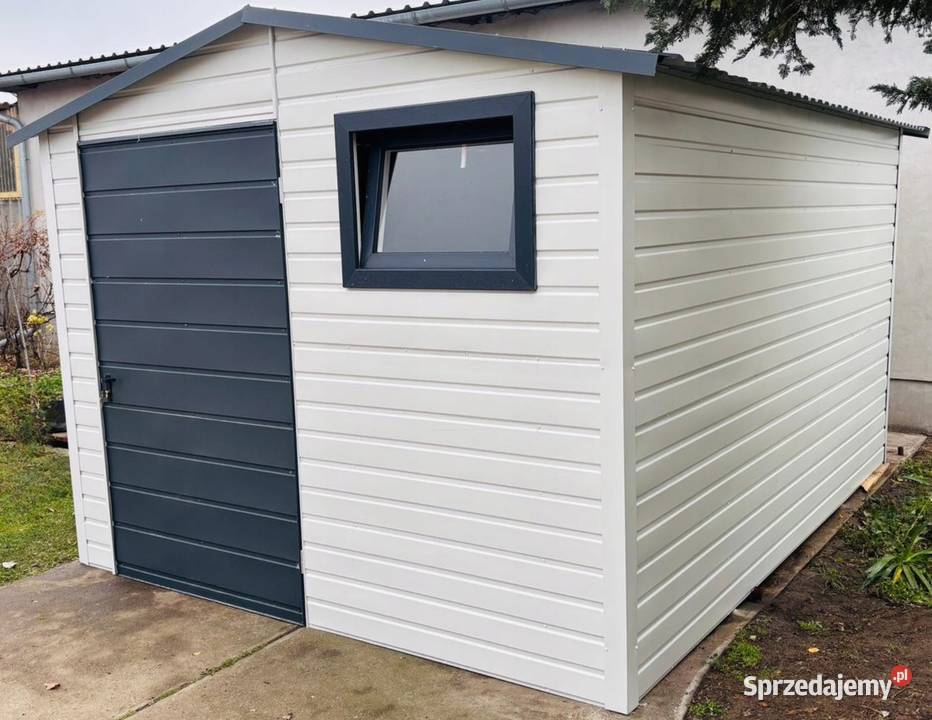 Schowek ogrodowy 25x3 biały antracyt dach Pozostałe małopolskie