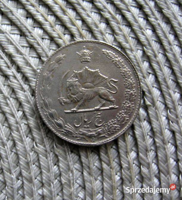 Iran 5 Riali 1976r 50 Lat dynasti Pahlawi Numizmatyka Kalisz