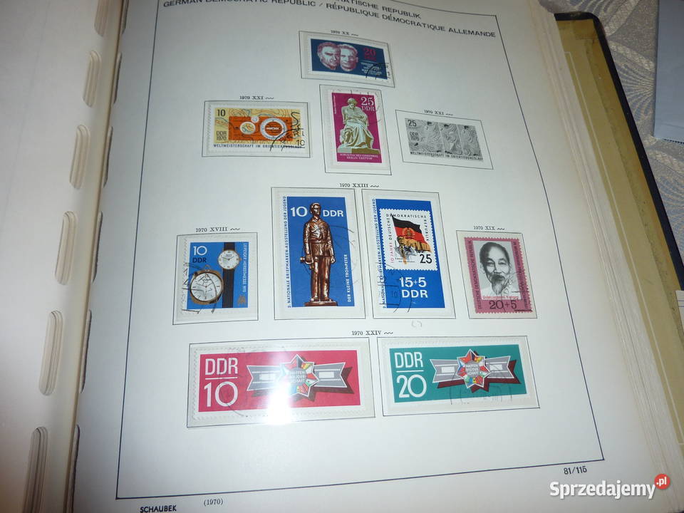 ALBUM SCHAUBEK DDR Filatelistyka