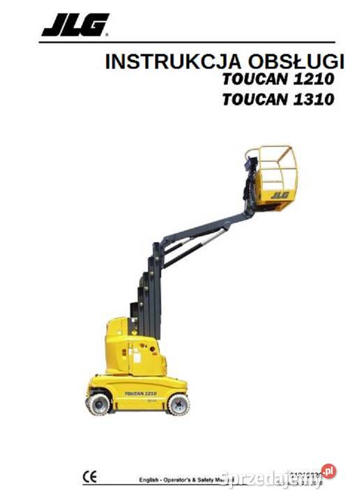 JLG Toucan 1210 1310E instrukcja obsługi świętokrzyskie Kielce