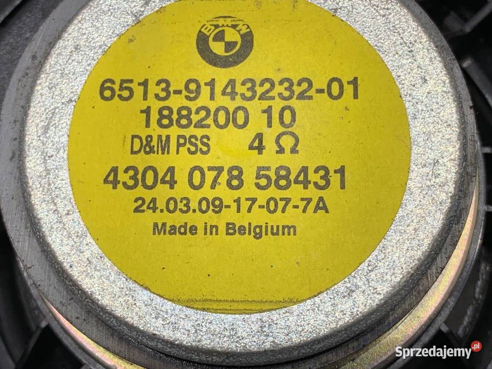 GŁOŚNIKI KOMPLET BMW E92 9143232 SportowyCoupe