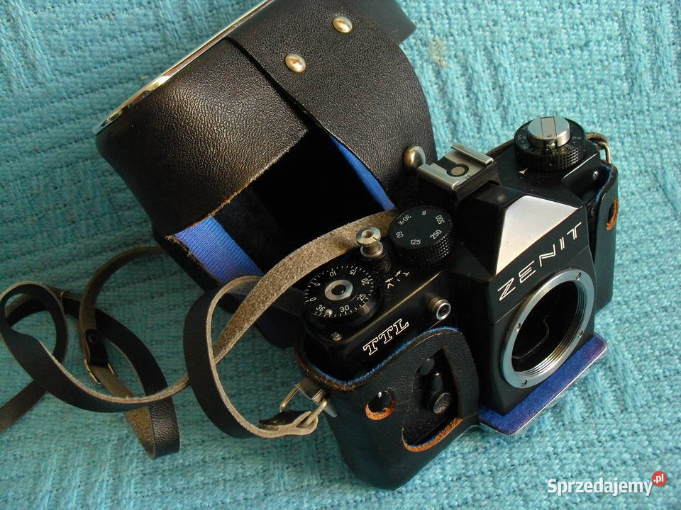 ZENIT z fleszem i torbą zestaw Bielawa sprzedam