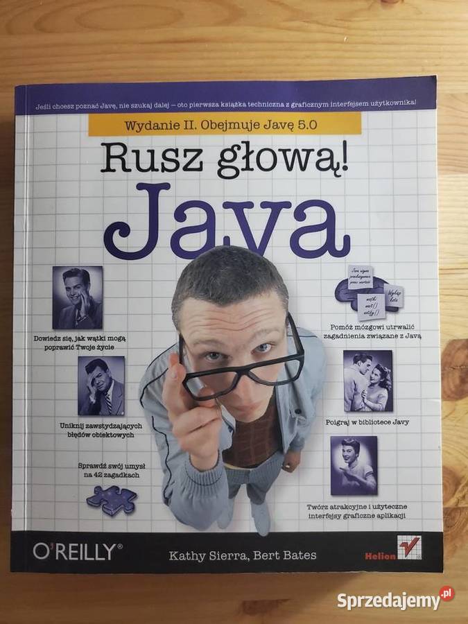 Książka Rusz głową Java Kathy Sierra Bert Bates małopolskie