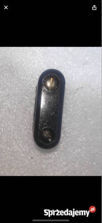 Uchwyt pod kabel siłowy czarny retro Gliwice