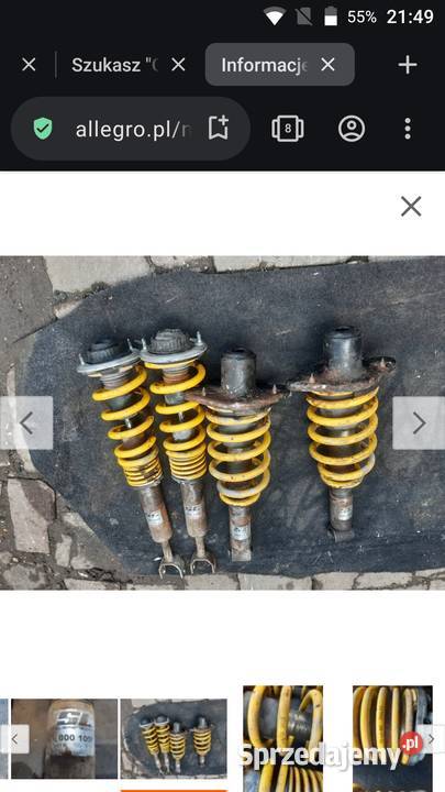 ZAWIESZENIE GWINTOWANE VW PASSAT B5 4X4 KW ST osobowe łódzkie Aleksandrów Łódzki