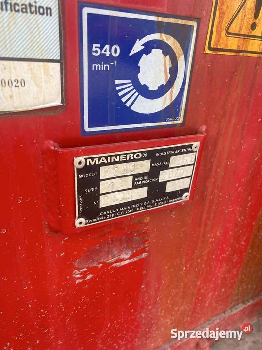Rękaw do zbożaziarna Mainero 2230 Paterek sprzedam