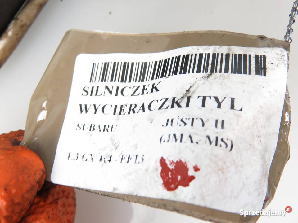 SILNICZEK WYCIERACZKI TYŁ SUBARU JUSTY II