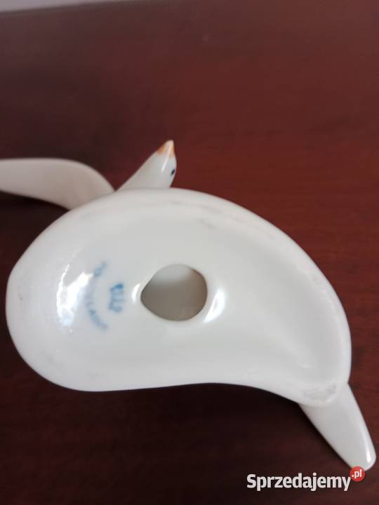 Porcelanowa figurka mewa Miejsce Piastowe
