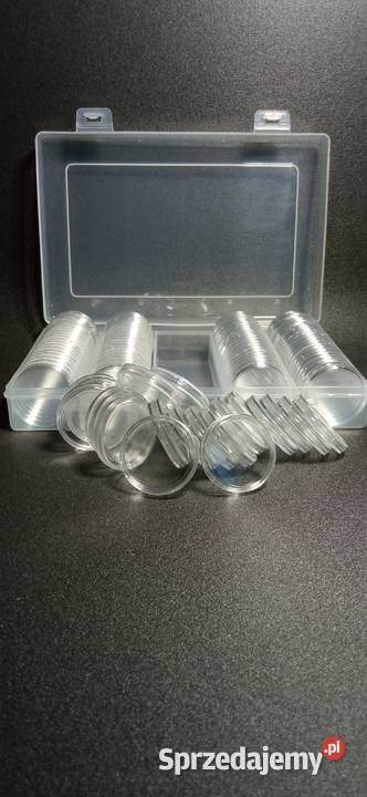 Kapsle na monety 30 mm 100 sztuk