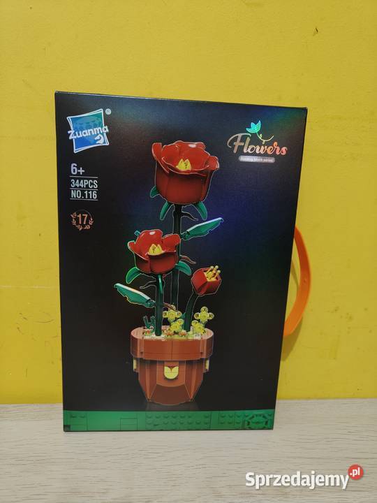 Kwiaty klocki Flowers Róże mazowieckie sprzedam