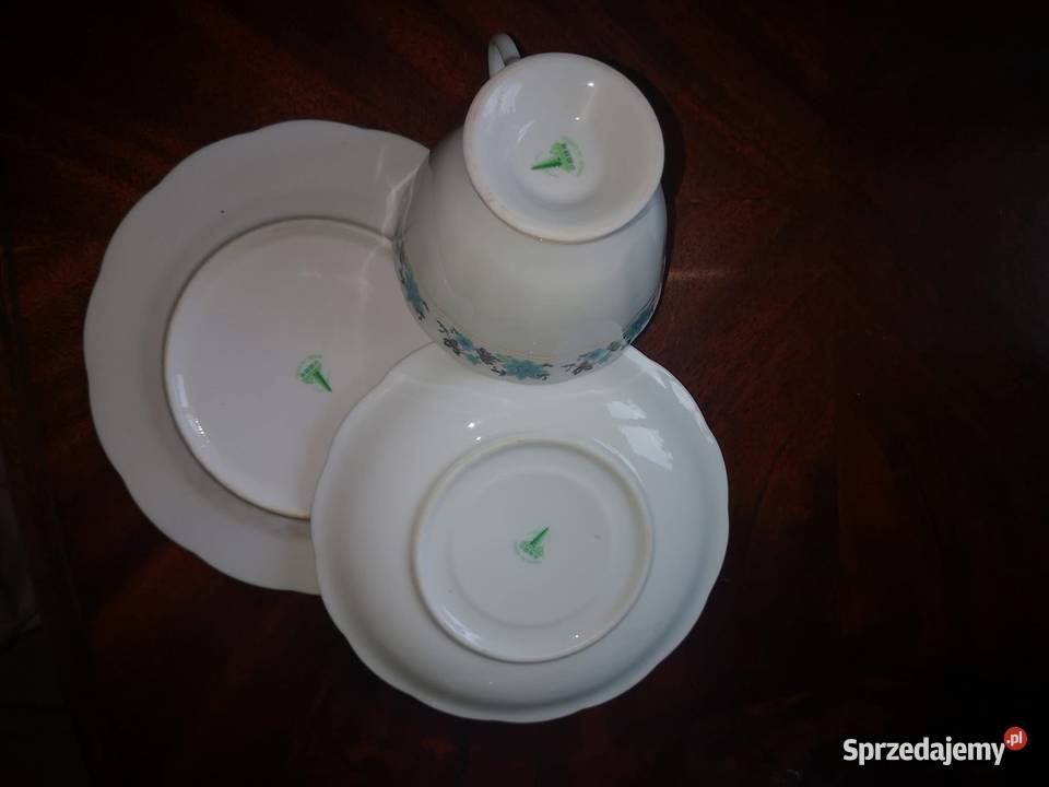 Filiżanka z talerzykiem Madę in Cina