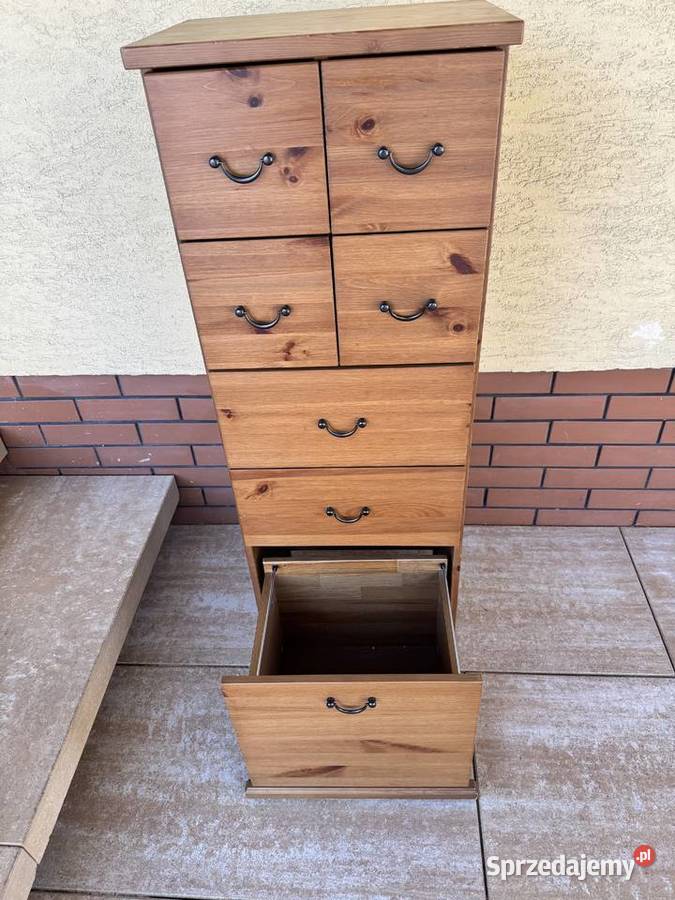 Szafka drewniana z szufladami Ikea Alve słupek Garwolin sprzedam