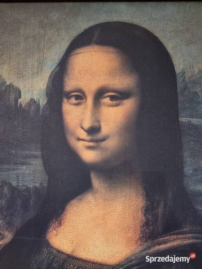 OBRAZ NA PŁÓTNIE Mona Lisa GIOCONDA Kalisz