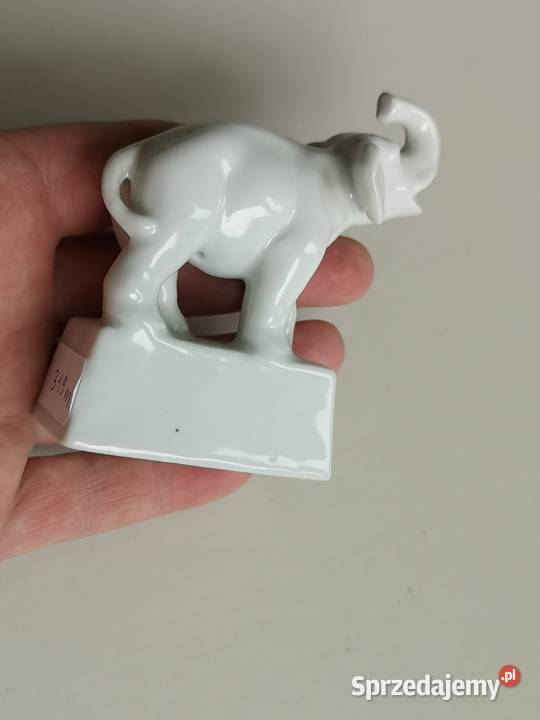 Figurka słoń porcelanowa Antyk Antyki, Sztuka, Kolekcje Toruń