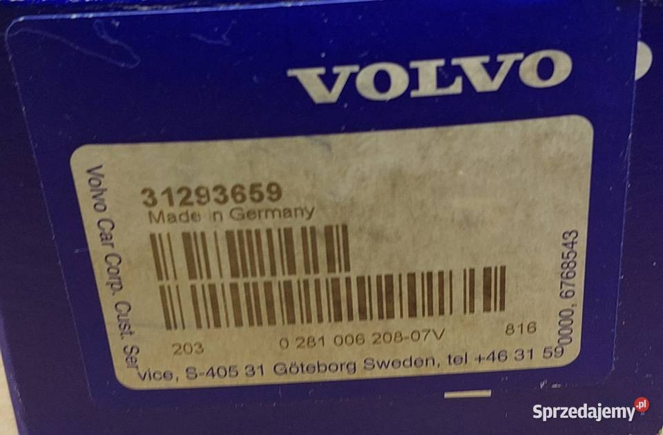 CZUJNIK CIŚNIENIA SPALIN VOLVO SILNIK D3 D4 D5 Mielęcin