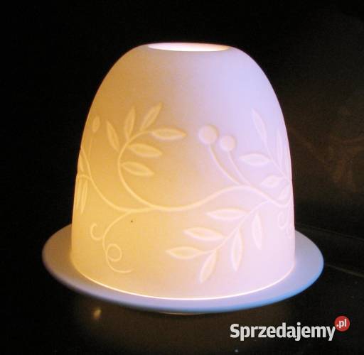 LITOFANIA ŚWIECZNIK LAMPION porcelana biskwitowa Koszalin sprzedam