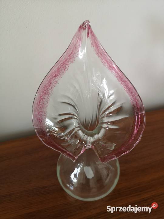 Wazon Lilia szkło vintage Porcelana i szkło Toruń