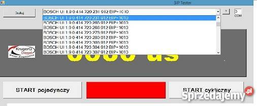 Pompowtrysk regulacja BIP TIME Ui UIS EUI Delphi