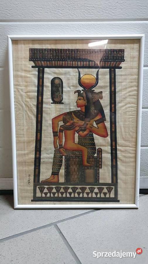 Papirus 31 x 41 w ramię ze szkłem łódzkie Łódź