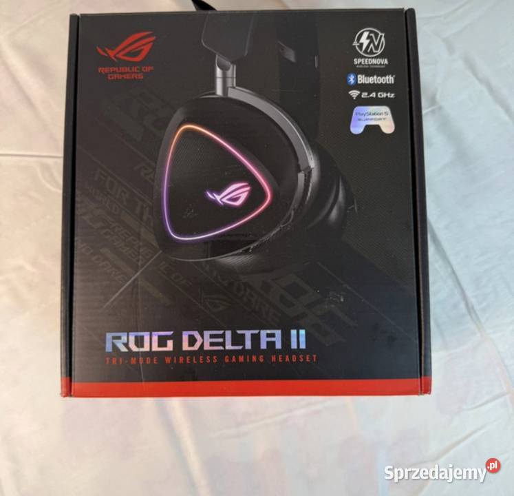 Słuchawki ASUS ROG Delta II Słuchawki i głośniki Siedlce sprzedam